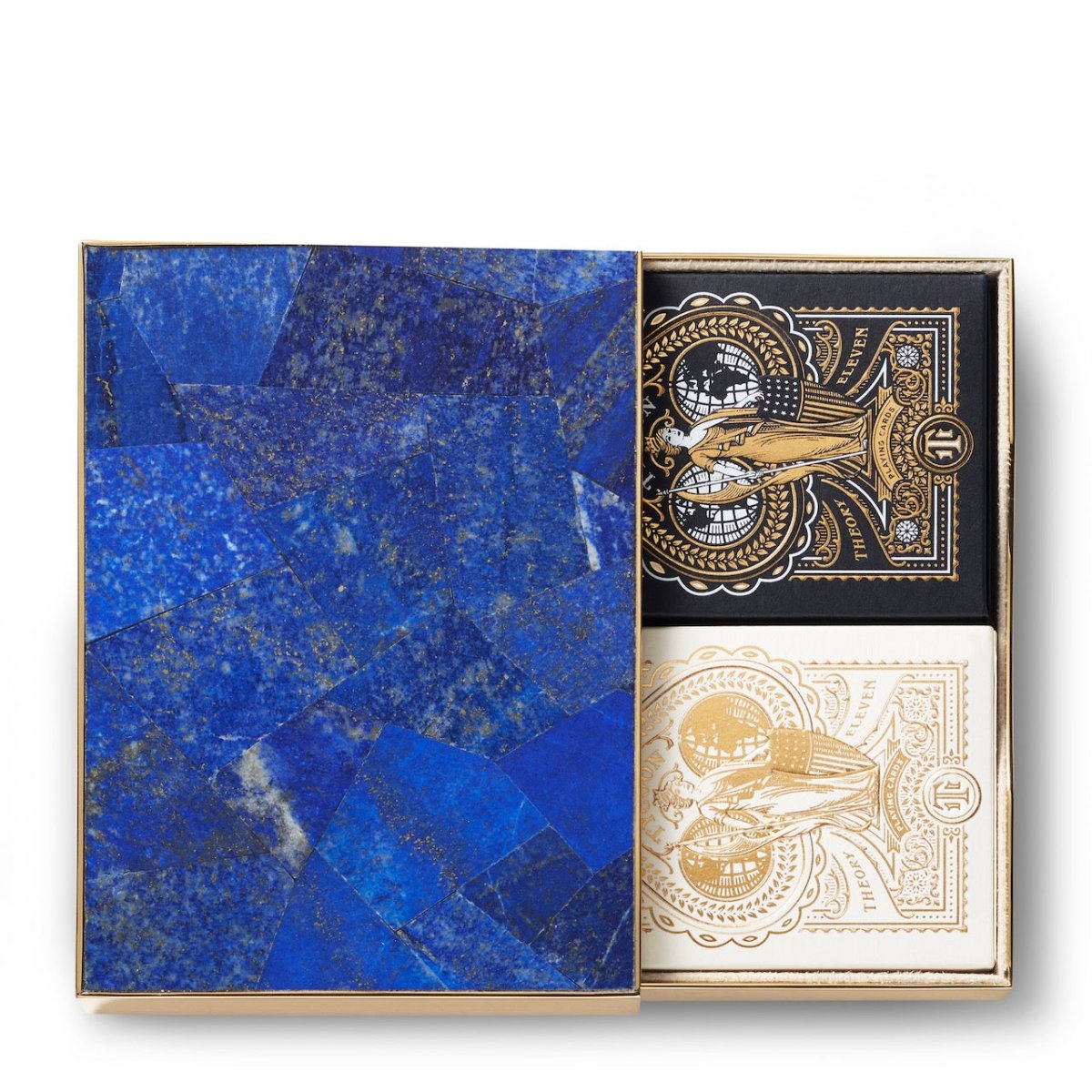 Cassiel Mosaic Card Set in Lapis by AERIN - View 1 at Fig Linens and Home