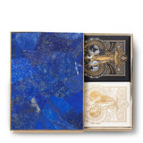 Cassiel Mosaic Card Set in Lapis by AERIN - View 1 at Fig Linens and Home