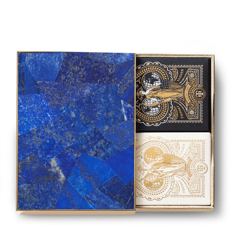 Cassiel Mosaic Card Set in Lapis by AERIN - View 1 at Fig Linens and Home