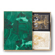 Cassiel Mosaic Card Set in Malachite - View 2 | AERIN at Fig Linens and Home