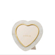 Cassiel Mosaic Heart Frame in White Quartz by AERIN at Fig Linens and Home 1