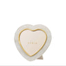 Cassiel Mosaic Heart Frame in White Quartz by AERIN at Fig Linens and Home 1