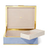 AERIN Classic Croc Large Jewelry Box in Hydrangea Blue at Fig Linens and Home