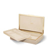 Classic Croc Leather Desk Box in Fawn | AERIN Home Decor at Fig Linens and Home 4