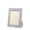 Classic Croc Leather Frame in Hydrangea Blue for 5 X 7 Photo - AERIN at Fig Linens and Home 1