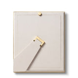 Classic Croc Leather Frame in Verde - 8 X 10 by AERIN at Fig Linens and Home - Sueded Lining of Back