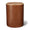 Classic Croc Leather Wastebasket in Chestnut by AERIN at Fig Linens and Home