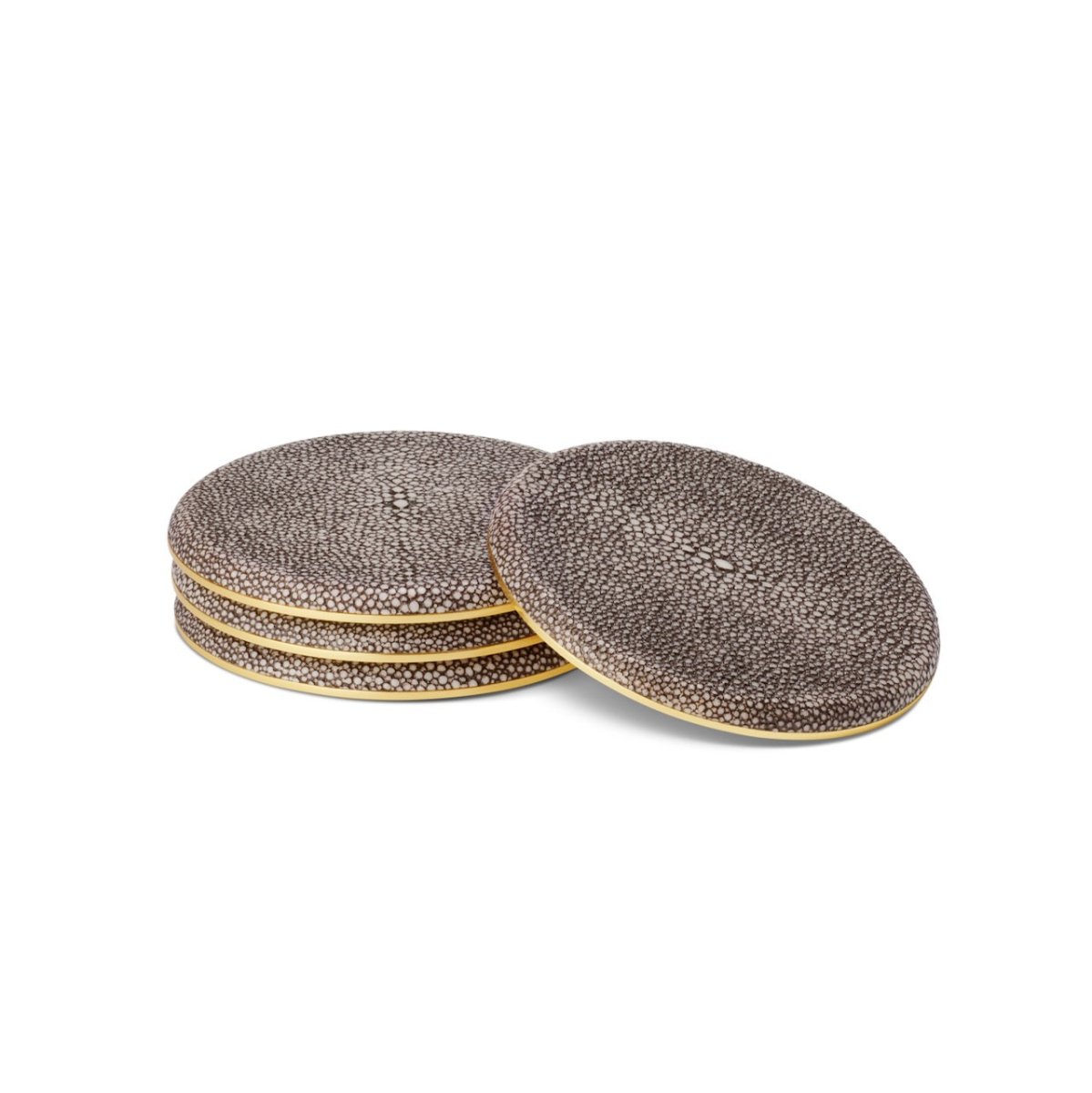 AERIN Classic Shagreen Bar Set in Chocolate Box | Luxury Barware at Fig Linens and Home 9