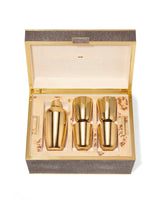 AERIN Classic Shagreen Bar Set in Chocolate Box | Luxury Barware at Fig Linens and Home 3