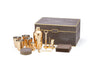 AERIN Classic Shagreen Bar Set in Chocolate Box | Luxury Barware & Cocktail Tool Sets in Box