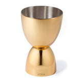 Jigger from Classic Shagreen Bar Set in Cream by AERIN - Fig Linens and Home