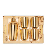 Tier of barware from Classic Shagreen Bar Set in Cream by AERIN - Fig Linens and Home 2