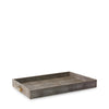 Classic Shagreen Butler Tray Chocolate by AERIN at Fig Linens and Home 1