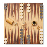 Classic Shagreen Game Set in Cream by AERIN at Fig Linens and Home - Lifestyle - Backgammon Board