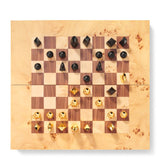 Classic Shagreen Game Set in Cream by AERIN at Fig Linens and Home - Lifestyle - Chess Board