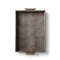 Classic Shagreen Serving Tray in Chocolate by AERIN - View 1 at Fig Linens and Home