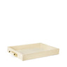 Classic Shagreen Serving Tray in Cream by AERIN at Fig Linens and Home