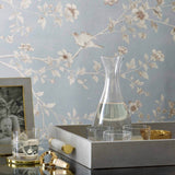 Classic Shagreen Serving Tray in Dove by AERIN - Lifestyle Photo