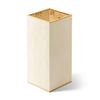 Classic Shagreen Umbrella Stand in Cream by AERIN at Fig Linens and Home | Umbrella Holder 3