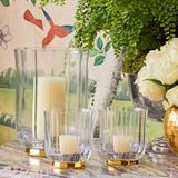 Delmara Crystal Hurricane by AERIN at Fig Linens and Home - Lifestyle Image