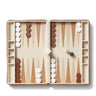 Enzo Travel Backgammon in Fawn by AERIN at Fig Linens and Home - Open Case 1