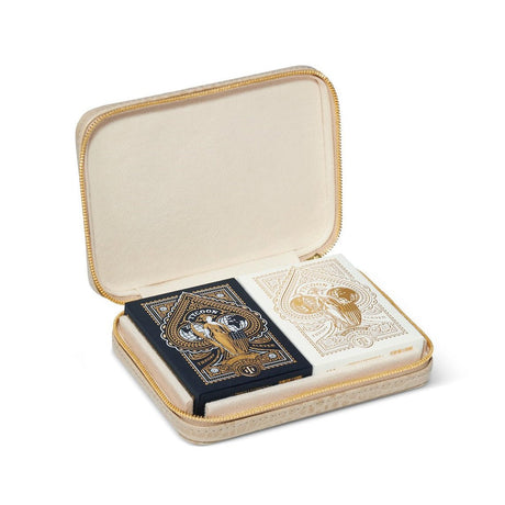 Enzo Travel Card Set in Fawn by AERIN at Fig Linens and Home 1