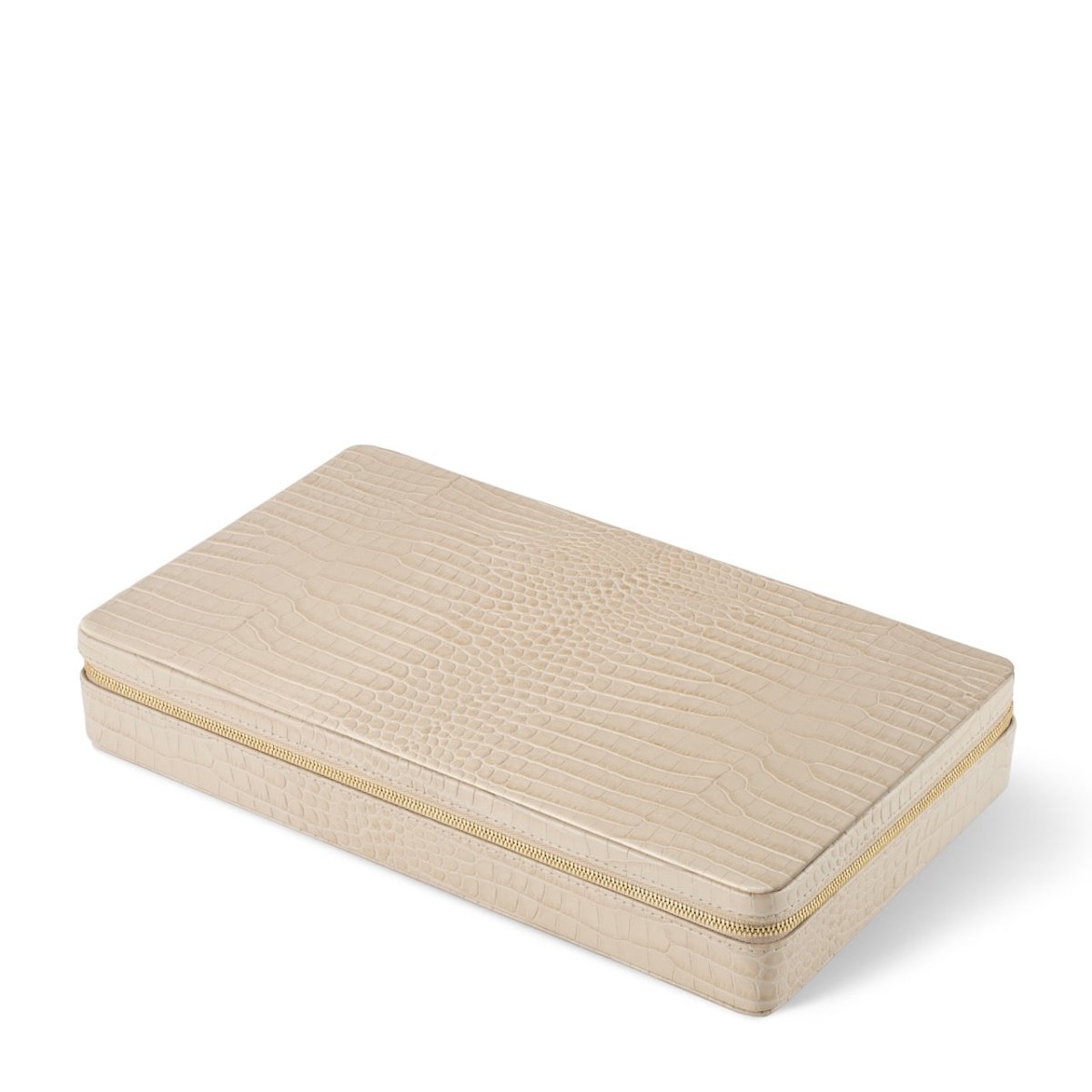 Chess Set - Enzo Travel Chess Set in Fawn by AERIN at Fig Linens and Home - Closed