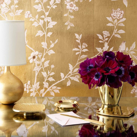 Gilded Clover Small Vase by AERIN - Lifestyle Photo - Fig Linens and Home