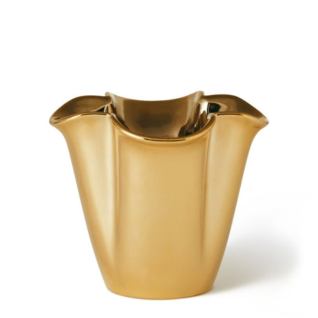 Gilded Clover Small Vase by AERIN at Fig Linens and Home