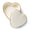 AERIN Heart Box in Cream with Gold | Petite Trinket Box in Heart Shape at Fig Linens and Home 1