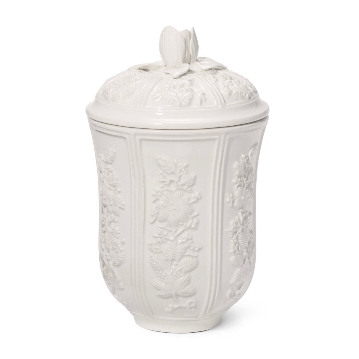 AERIN Josepha large canister – luxury bath storage jar at Fig Linens and Home