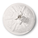 Side profile of AERIN Josepha small container – designer bath accessory at Fig Linens and Home