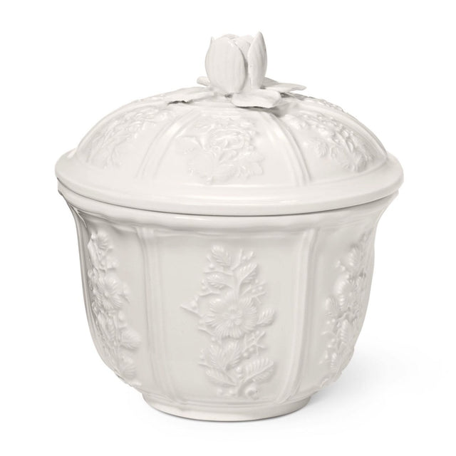 AERIN Josepha small canister – stylish bath storage jar at Fig Linens and Home