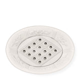 Top view of AERIN Josepha soap holder – elegant bathroom decor at Fig Linens and Home