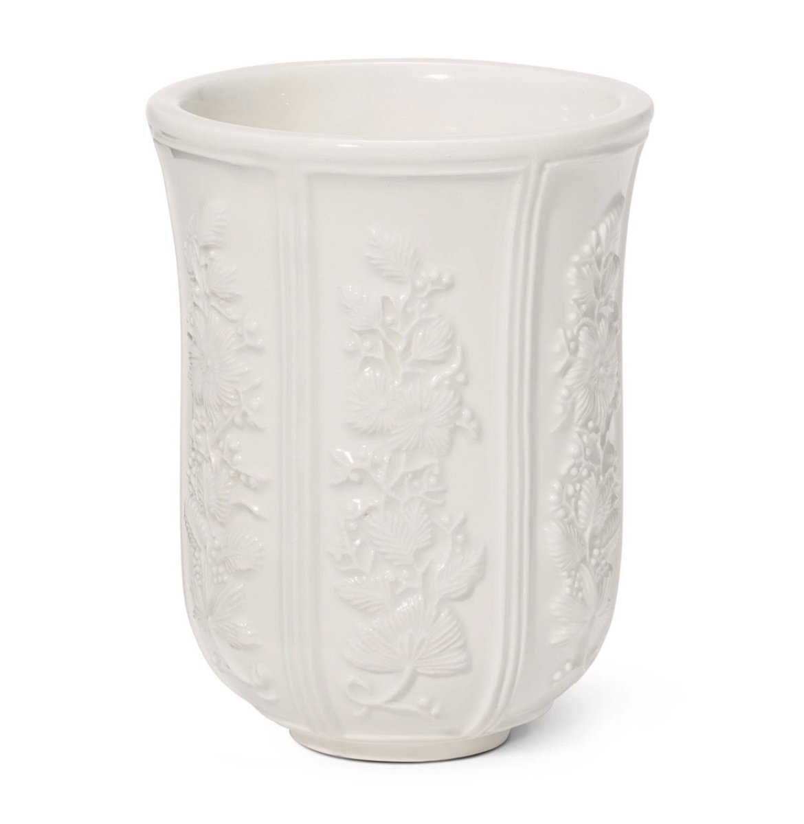 AERIN Josepha tumbler with fluted glass detail at Fig Linens and Home