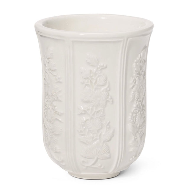 AERIN Josepha tumbler with fluted glass detail at Fig Linens and Home