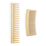AERIN Large Gold Comb | Wide-Toothed Hair Comb in Gold Color at Fig Linens and Home 2