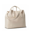 Leather Mini Weekender Bag in Ecru by AERIN at Fig Linens and Home 2