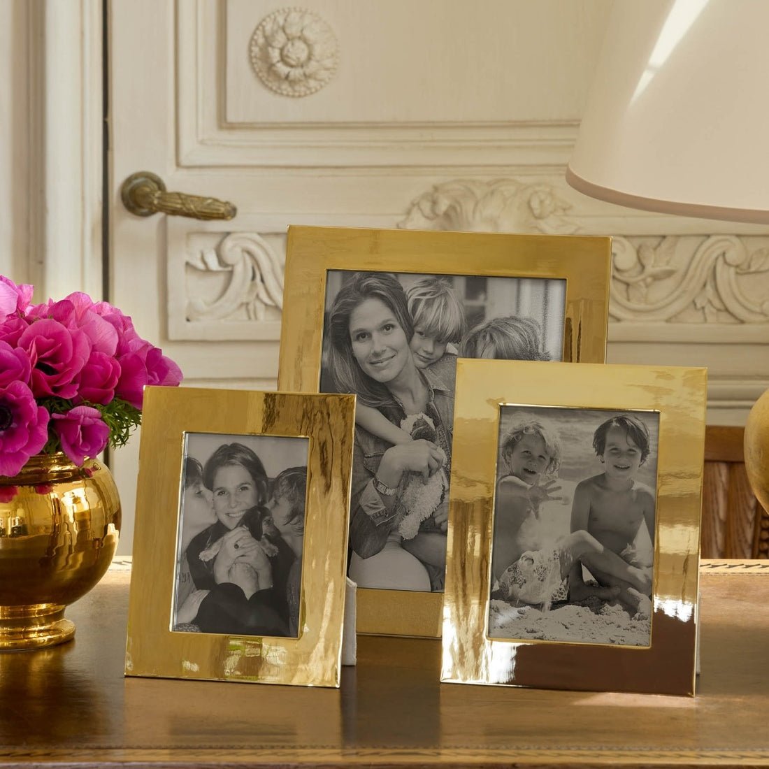 Lenora Frame 5 x 7 by AERIN - Lifestyle Photo with Trio at Fig Linens and Home