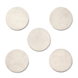Livio Parchment Coaster Set of 6 by AERIN - Top View of Individual Coasters