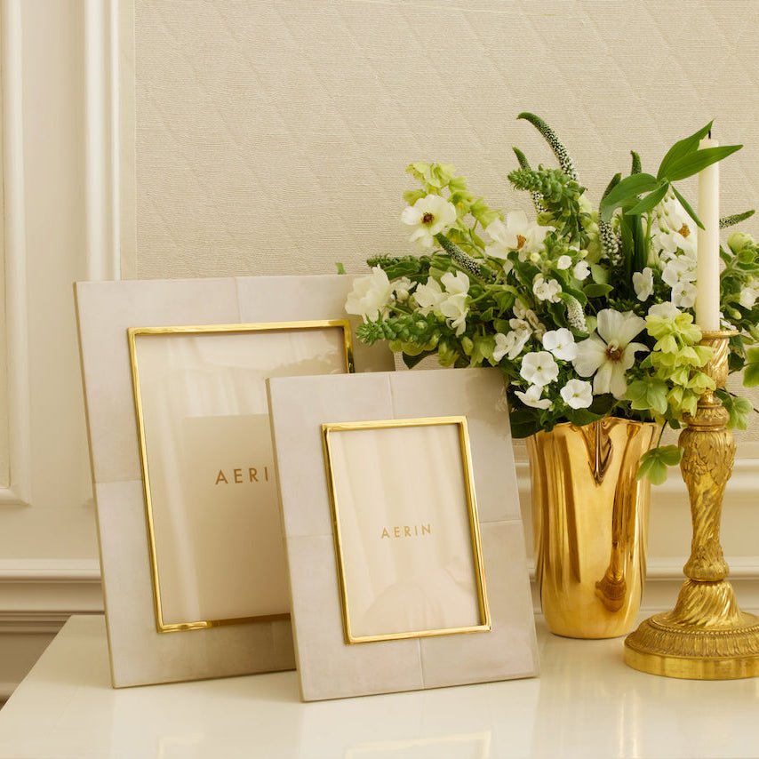 Livio Parchment Frame 5x7 by AERIN at Fig Linens and Home - View 2