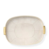 Livio Parchment Serving Tray by AERIN at Fig Linens and Home - View 2