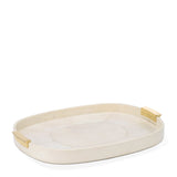 Livio Parchment Serving Tray by AERIN at Fig Linens and Home - View 1