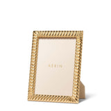 AERIN Loretta Gold Frame 5x7 at Fig Linens and Home