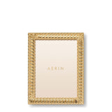 AERIN Loretta Gold Frame 5x7 - Front View at Fig Linens and Home 