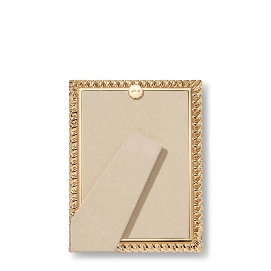 AERIN Loretta Gold Frame 5x7 - Sueded Back of Frame