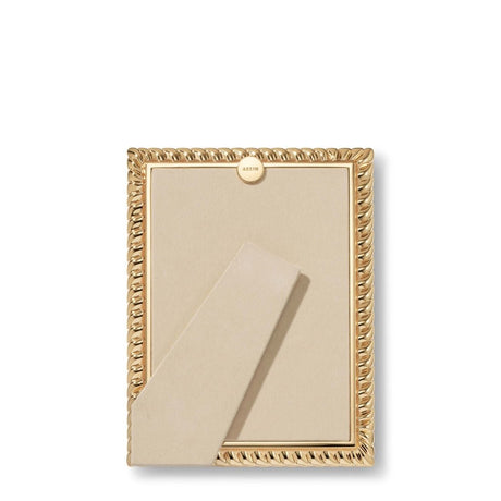 AERIN Loretta Gold Frame 5x7 - Sueded Back of Frame
