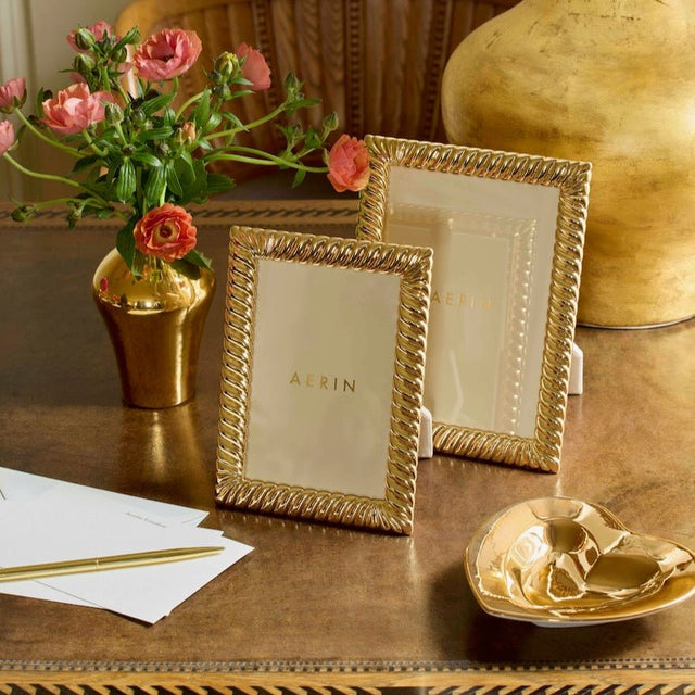 Loretta Frame - 5 x 7 by AERIN at Fig Linens and Home - Lifestyle Photo with 2 Frames