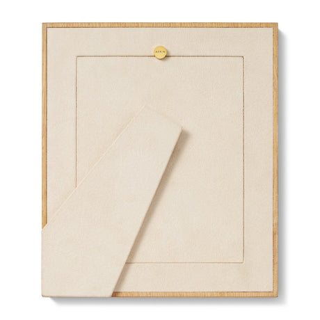 AERIN Marcello Frame 8x10 in Oak | Art Deco Marquetry Photo Frame at Fig Linens and Home - Back