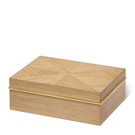 Marcello Large Box in Oak by AERIN at Fig Linens and Home